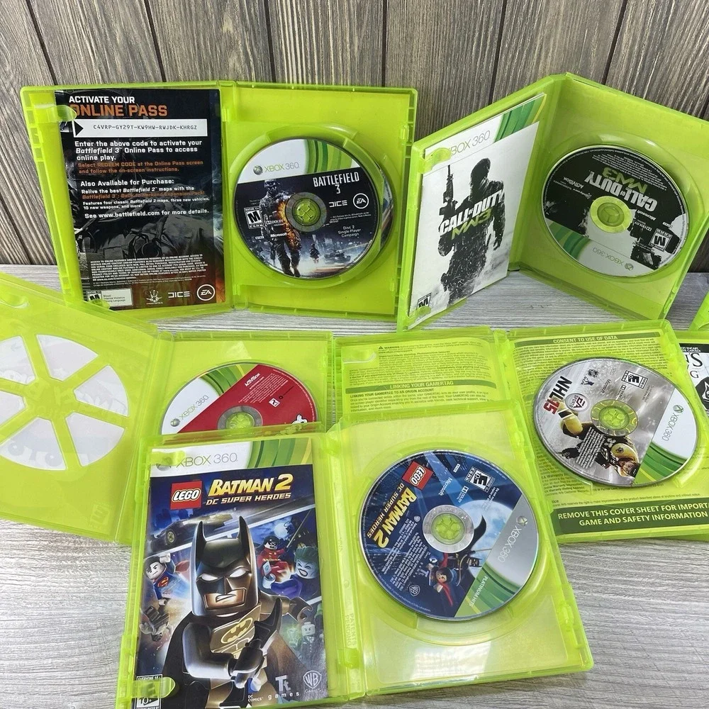 XBOX 360 Games Lot of 7  Action & Sports TESTED & WORKS
